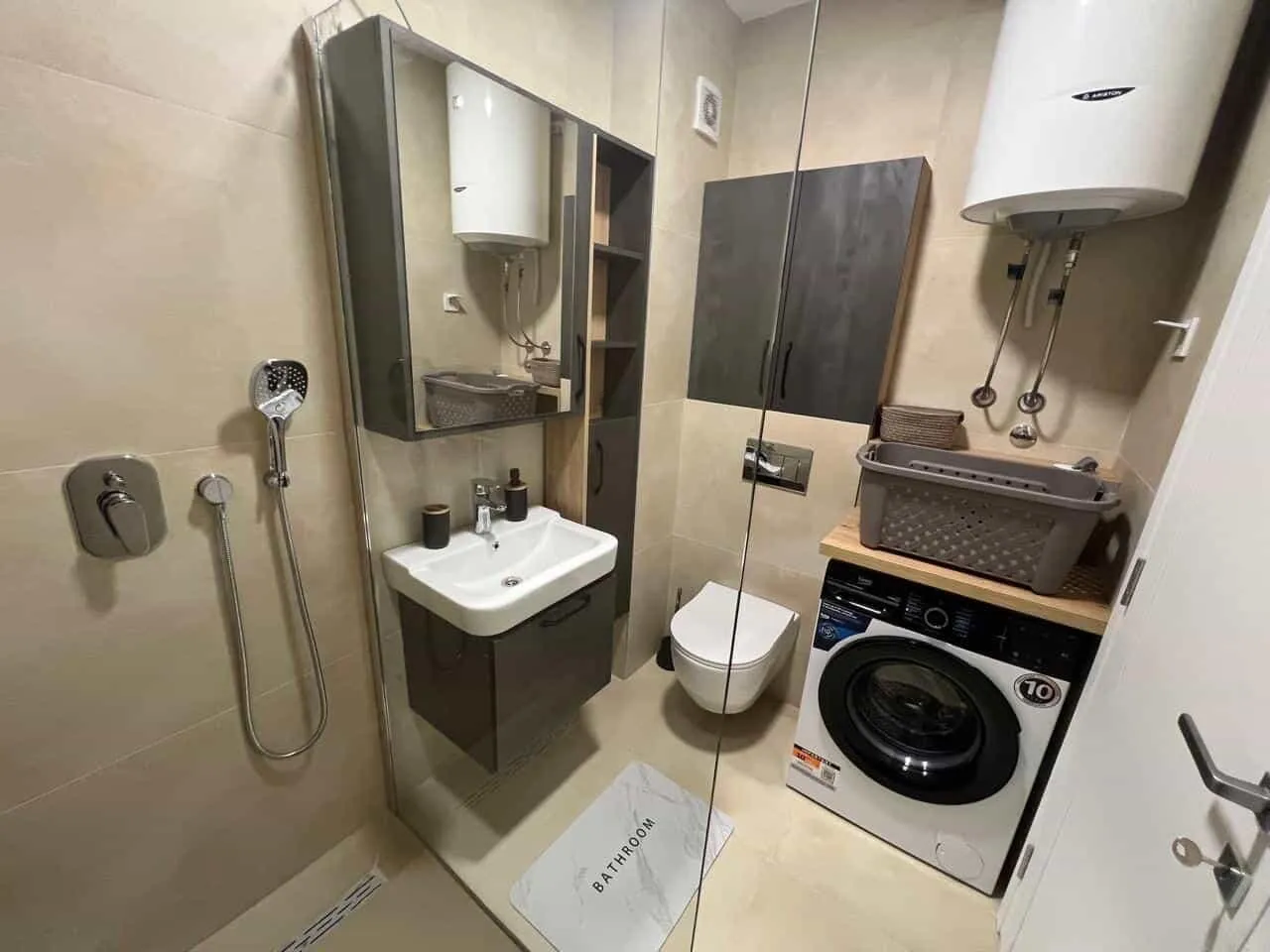 Rent, one bedroom apartment, 48m², Zabjelo, Podgorica