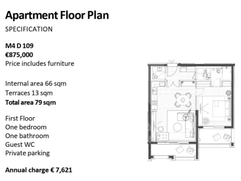 Prodaja, jednosoban stan, 79m², Portonovi, Herceg Novi - image 23