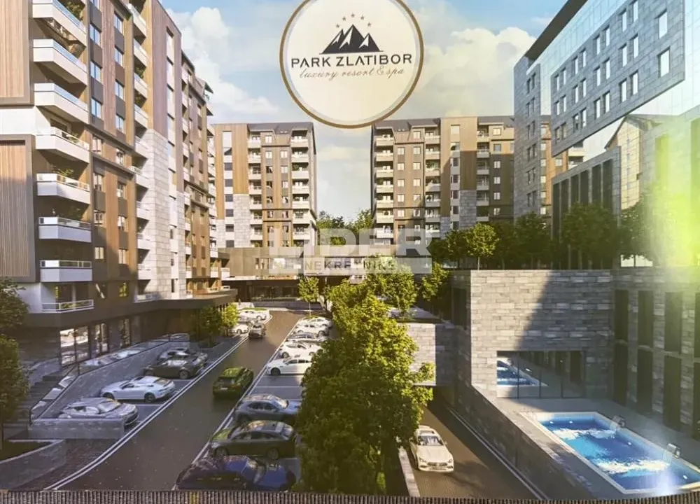 Prodaja, dvosoban stan, 38m², Centar, Čajetina