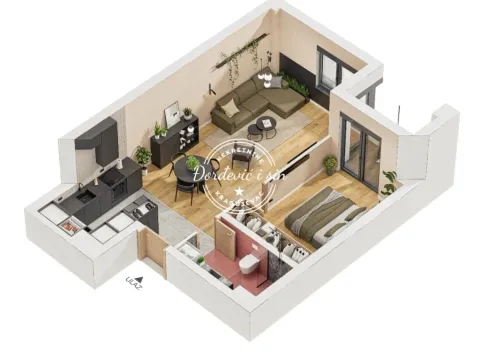 Sale, two bedroom apartment, 53m², Centar, Kragujevac - image 6