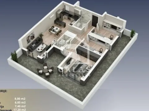 Sale, four bedroom apartment, 97m², Lekino Brdo, Voždovac Sve Podlokacije - image 4