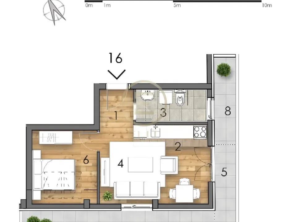 Prodaja, dvosoban stan, 50m², Detelinara, Novi Sad Sve Podlokacije