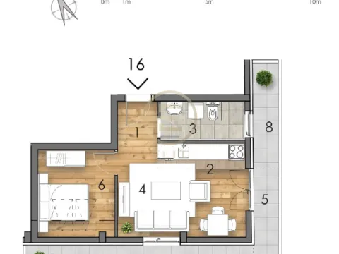 Prodaja, dvosoban stan, 50m², Detelinara, Novi Sad Sve Podlokacije