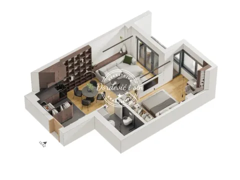 Sale, two bedroom apartment, 53m², Centar, Kragujevac - image 7