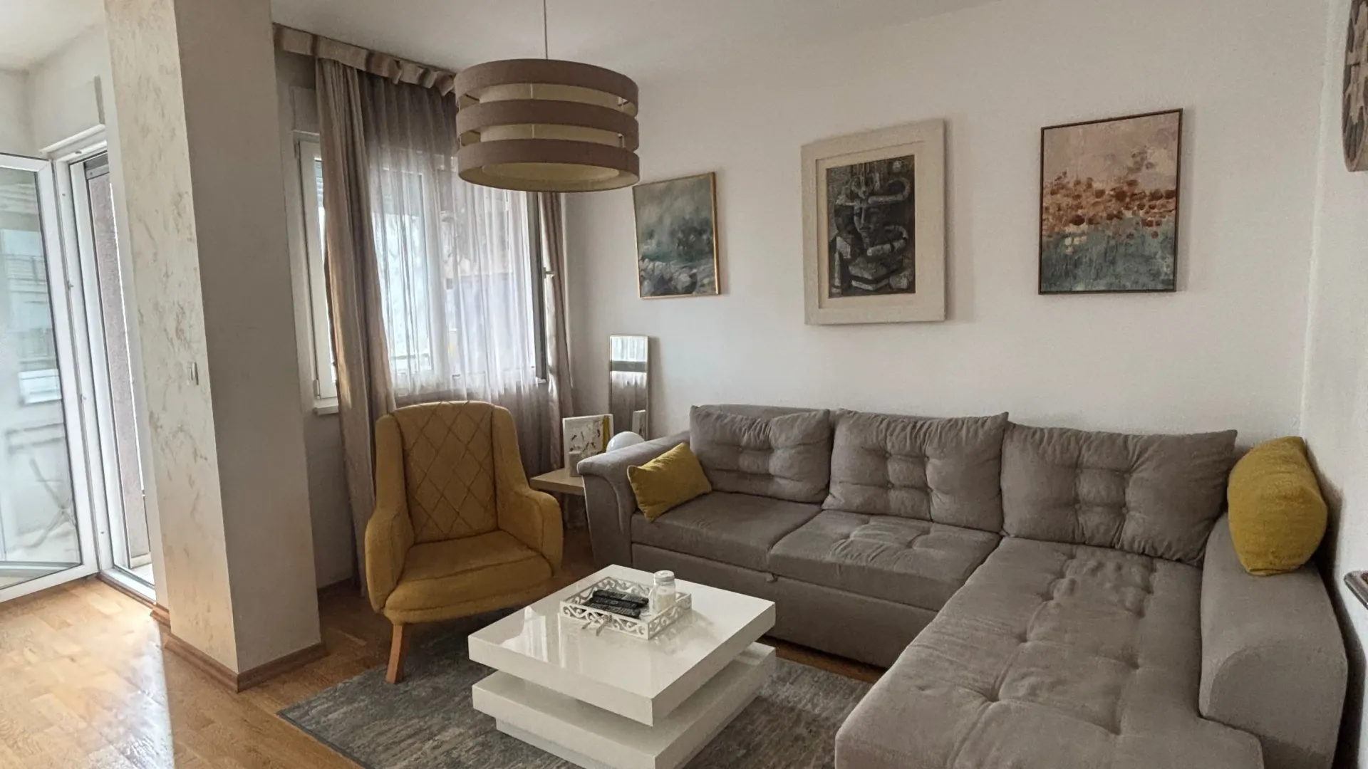 Rent, one bedroom apartment, 51m², Nova Dalmatinska, Podgorica
