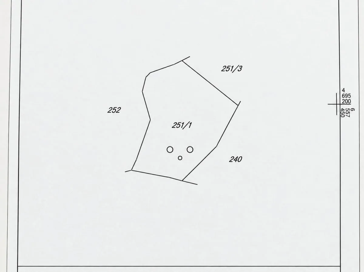 Katastarski plan parcele.