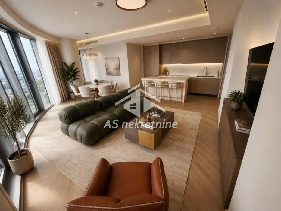 Rent, four bedroom apartment, 144m², Savski Venac, Beograd