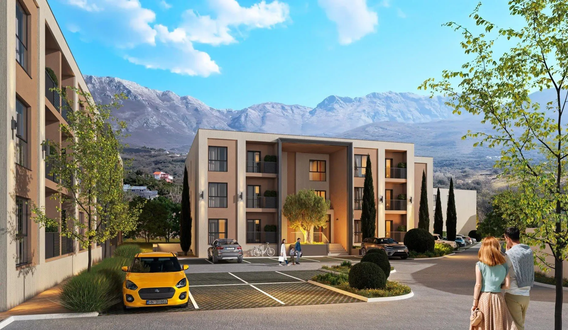Prodaja, jednosoban stan, 51m², Radanovići, Kotor