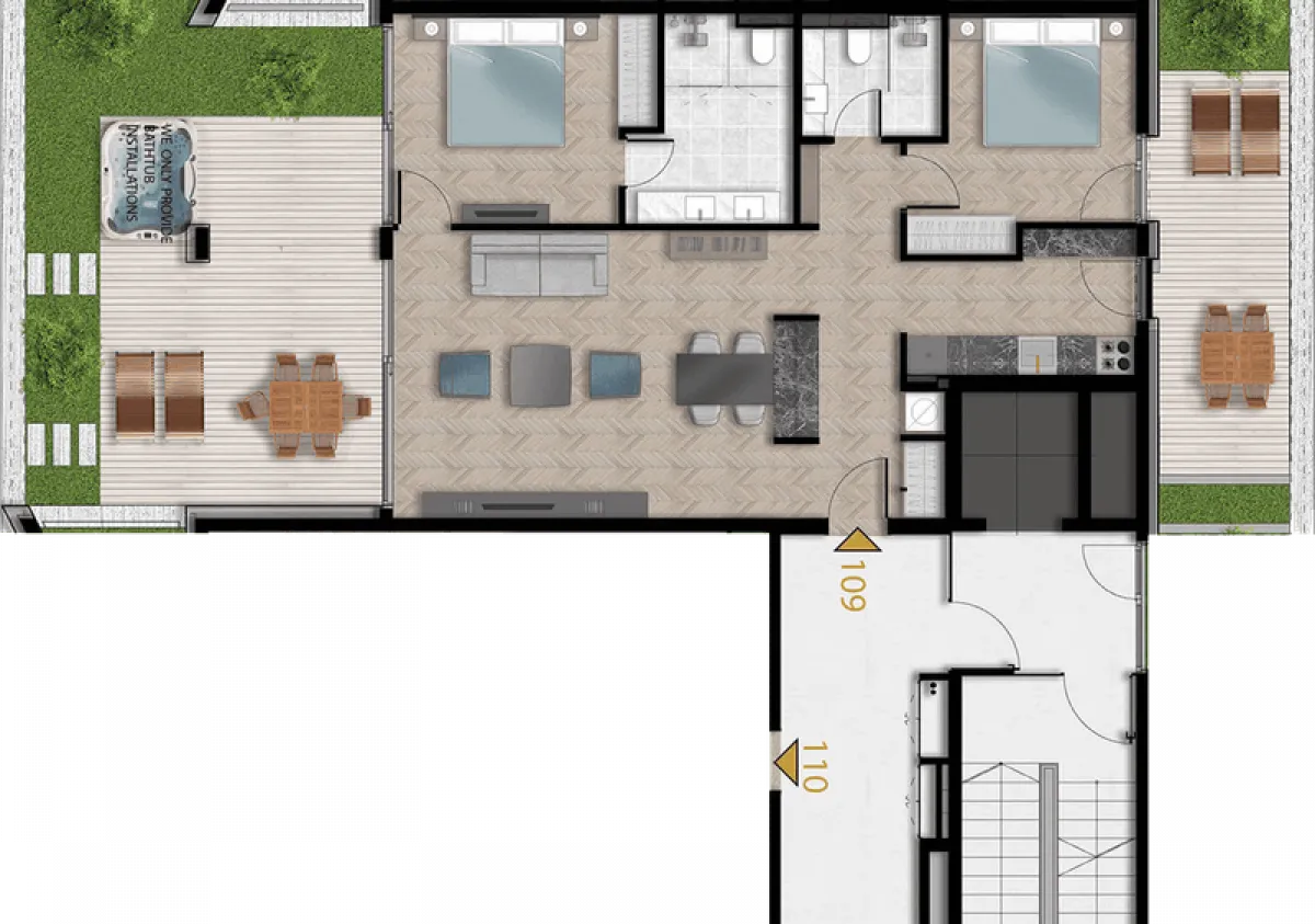 Prodaja, dvosoban stan, 143m², Tivat, Crna Gora