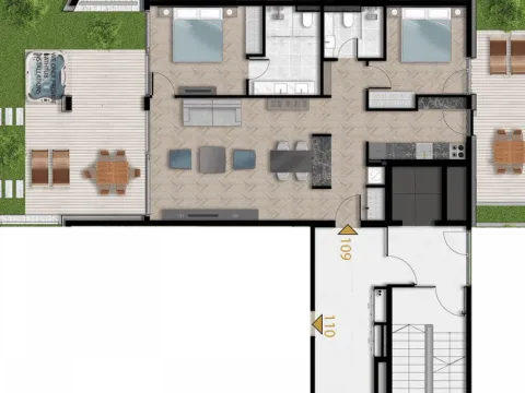 Prodaja, dvosoban stan, 143m², Tivat, Crna Gora - image 2