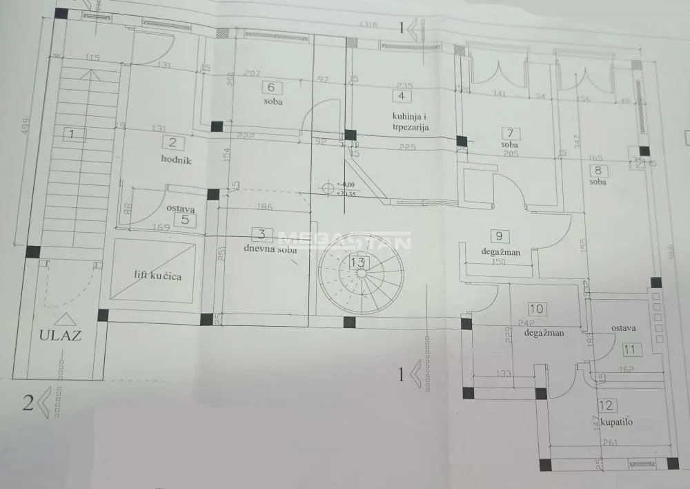 Sale, apartment, 170m², Stari Grad, Beograd