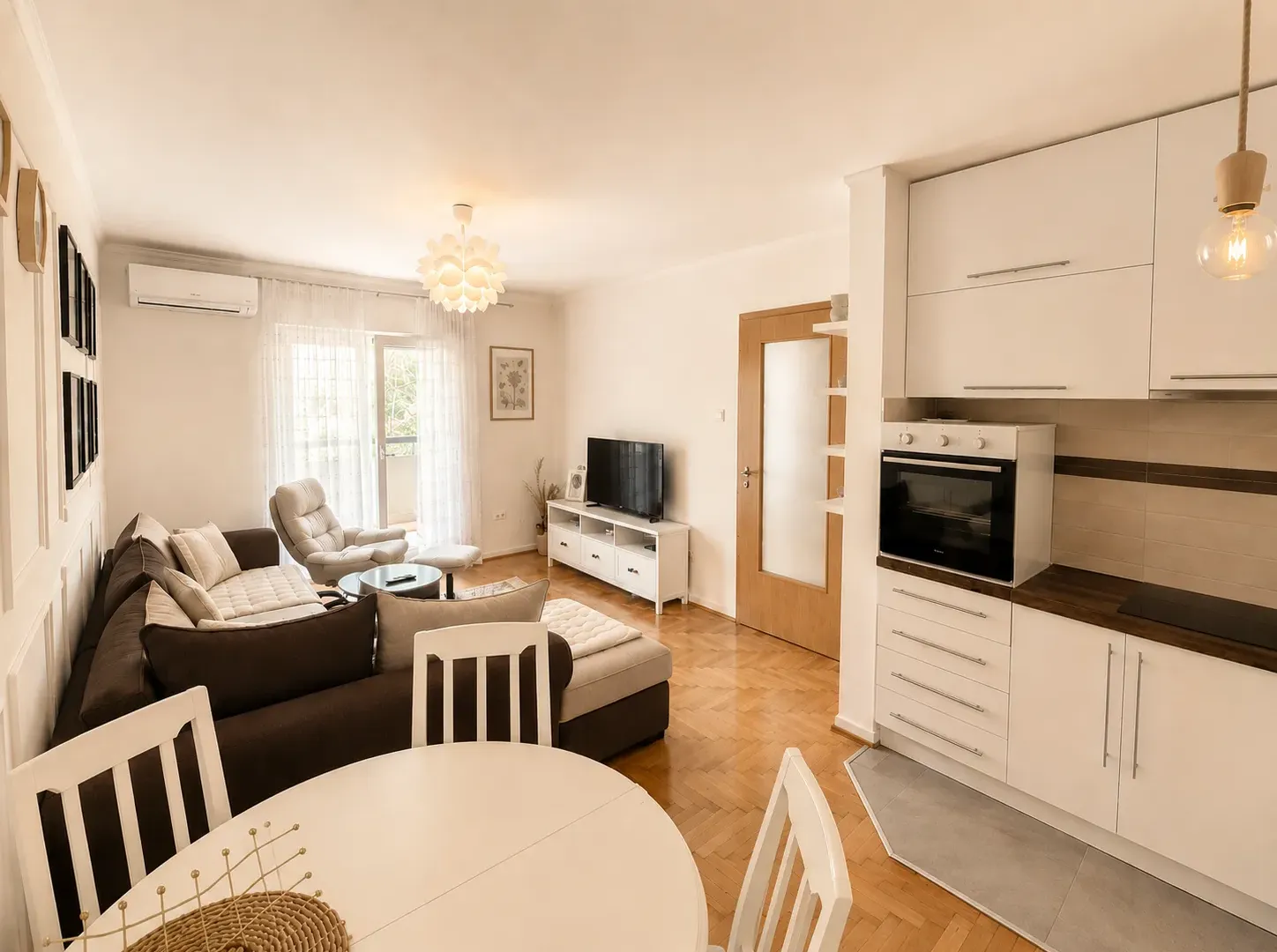 Rent, one bedroom apartment, 46m², Krivi Most, Podgorica