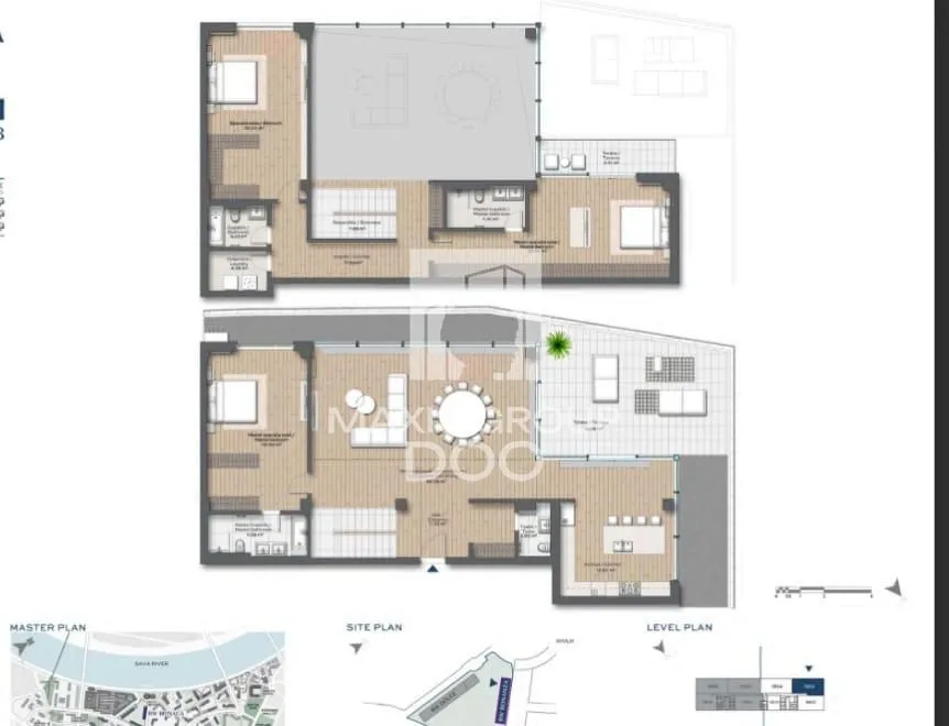 Sale, two bedroom apartment, 298m², Savski Venac, Beograd