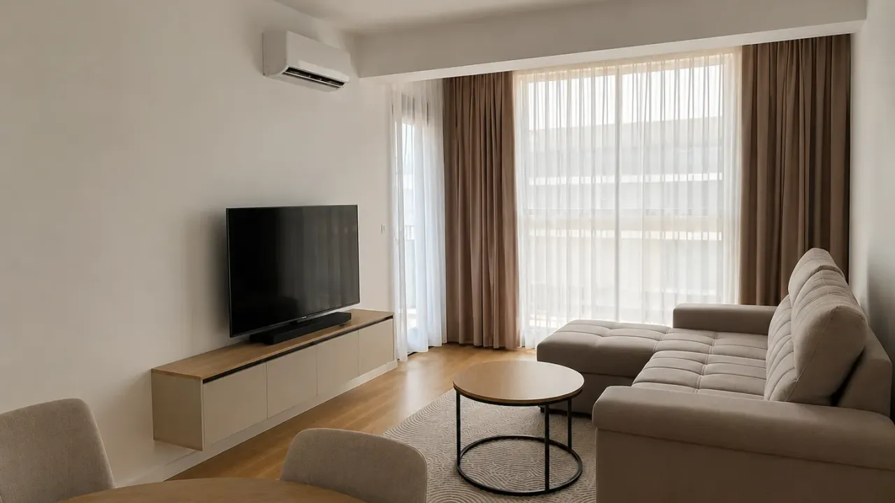 Rent, two bedroom apartment, 64m², Stari Aerodrom, Podgorica