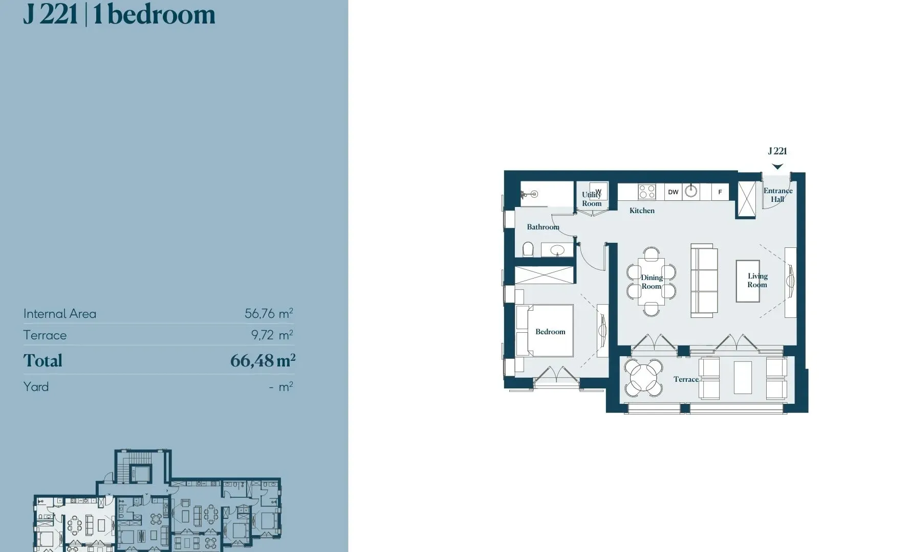 Sale, apartment, 66m², Tivat, Crna Gora