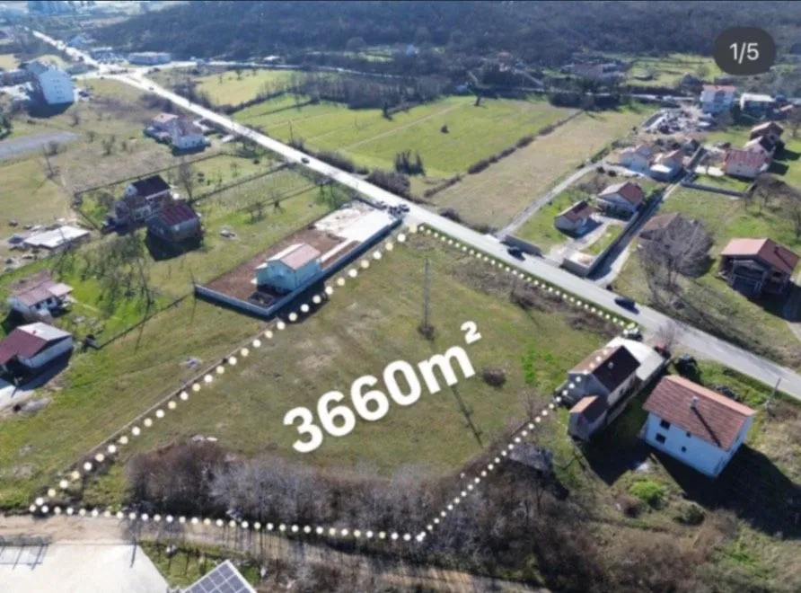 Sale, land lot, 3660m², Kosić, Danilovgrad