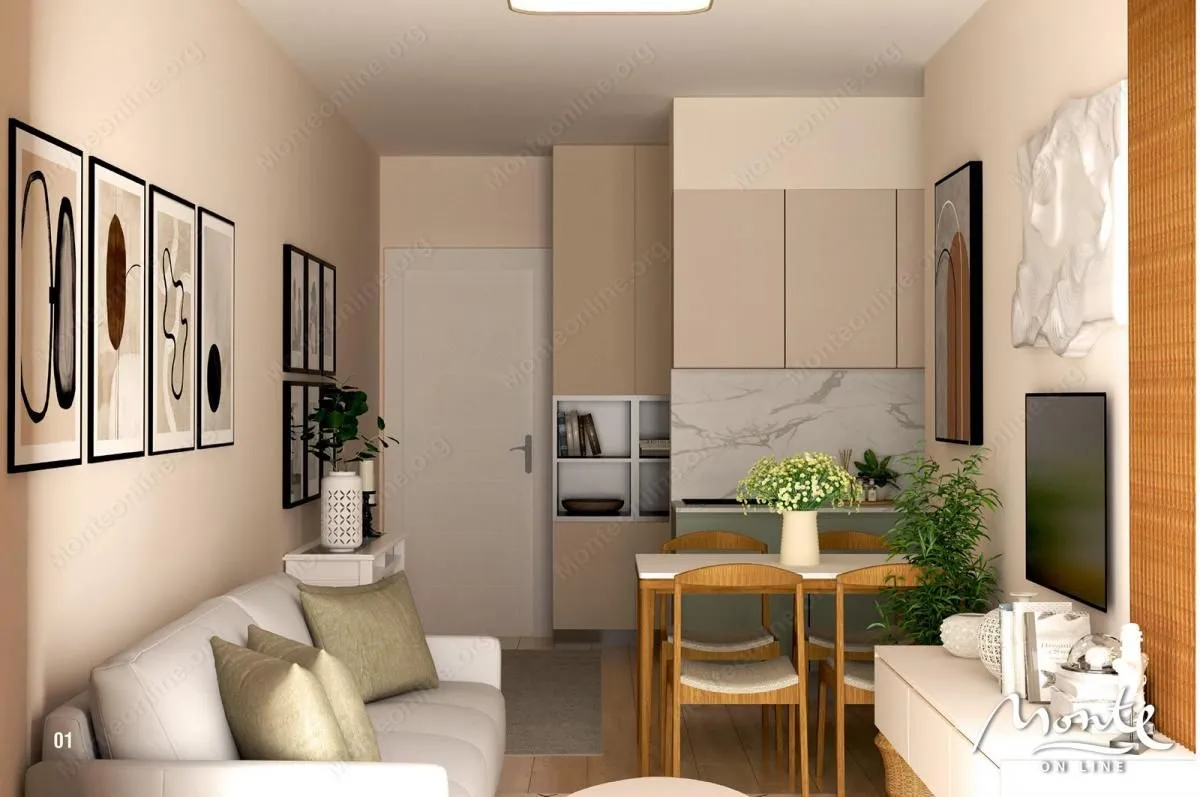 Prodaja, dvosoban stan, 63m², Tivat, Crna Gora
