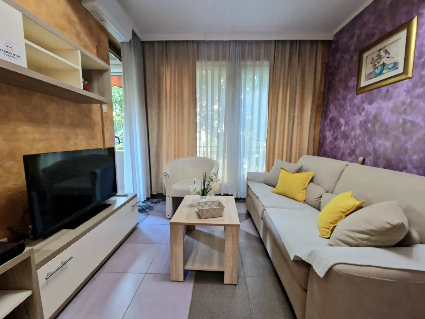Rent, one bedroom apartment, 36m², Budva, Crna Gora
