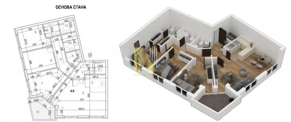 Prodaja, četvorosoban stan, 91m², Telep, Novi Sad Sve Podlokacije