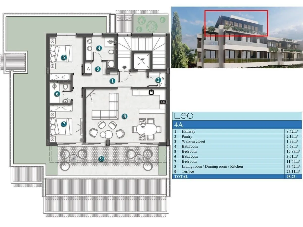 Prodaja, jednosoban stan, 41m², Kumbor, Herceg Novi