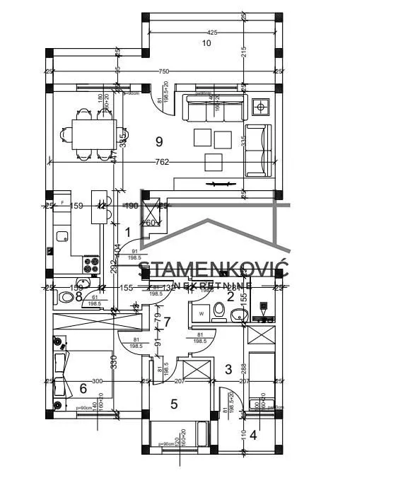 Sale, two bedroom apartment, 82m², Veternik, Novi Sad Sve Podlokacije