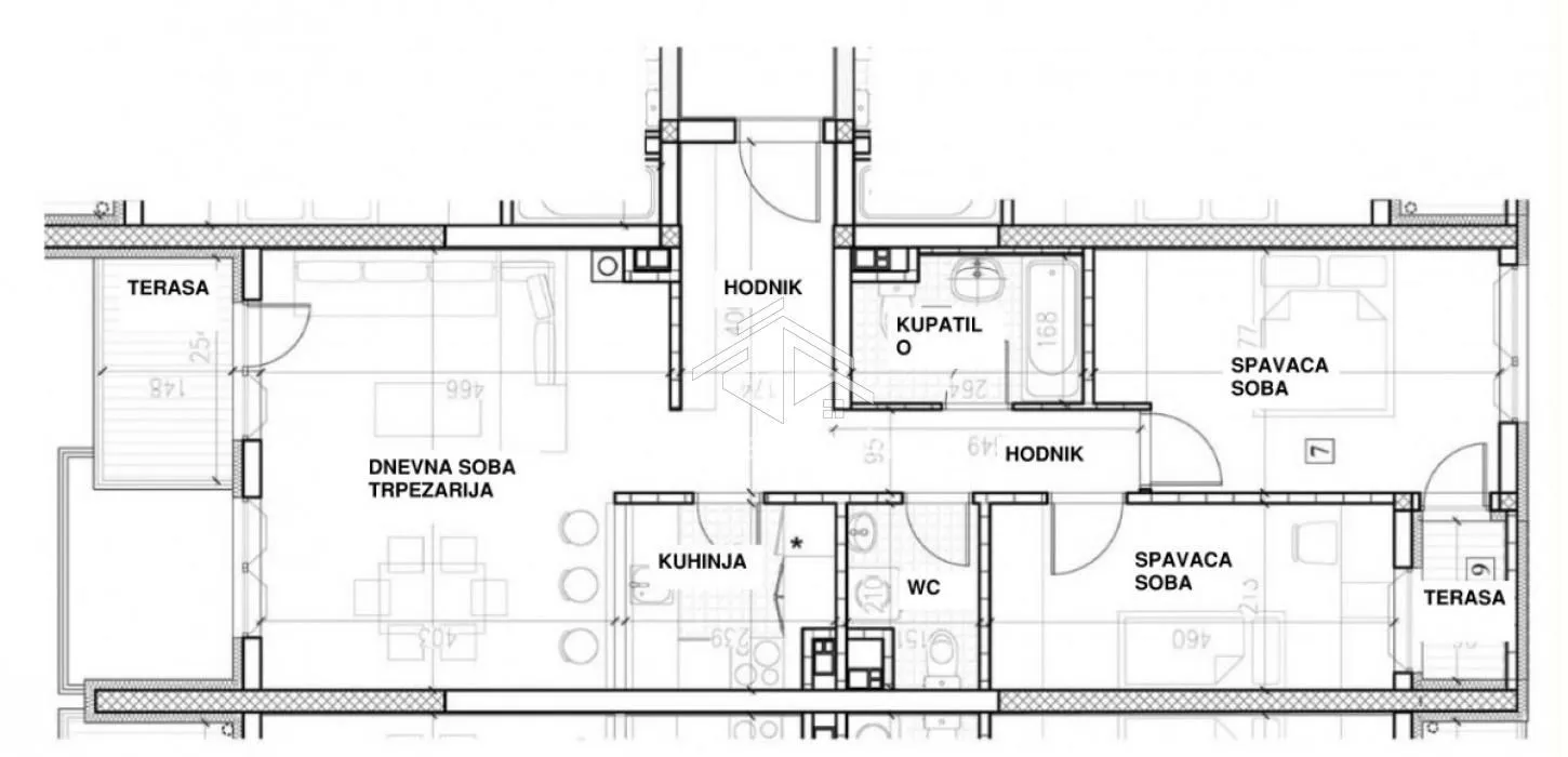 Rent, three bedroom apartment, 71m², Novi Beograd Blok 72, Novi Beograd Sve Podlokacije