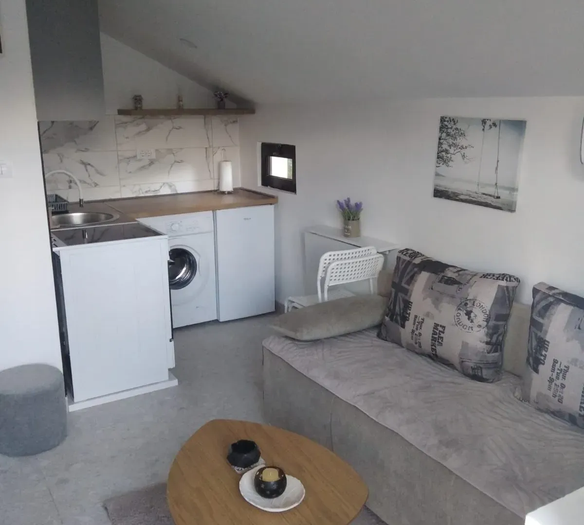 Rent, one bedroom apartment, 25m², Doljani, Podgorica
