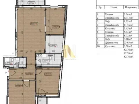 Prodaja, četvorosoban stan, 82m², Rotkvarija, Novi Sad Sve Podlokacije - image 13