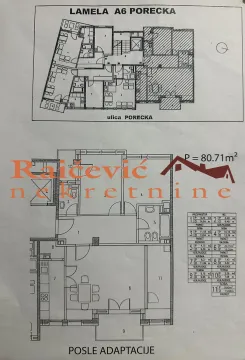 Crtež osnove stana sa rasporedom prostorija. - image 15