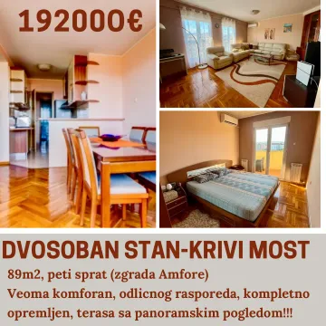 Prodaja, dvosoban stan, 89m², Zabjelo, Podgorica - image 1