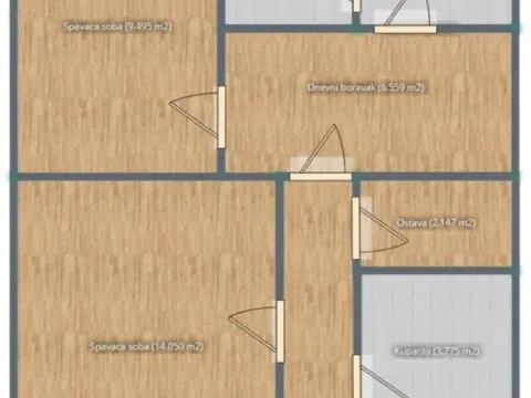 Prodaja, trosoban stan, 58m², Hadzipopovac, Palilula Sve Podlokacije - image 9