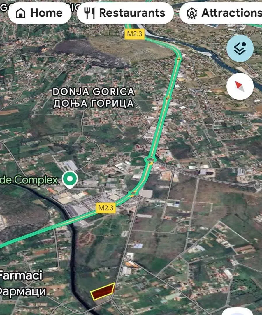 Prodaja, plac, 3000m², Donji Kokoti, Podgorica