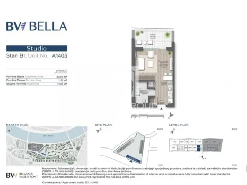 Prodaja, jednosoban stan, 42m², Savski Venac, Beograd - image 12