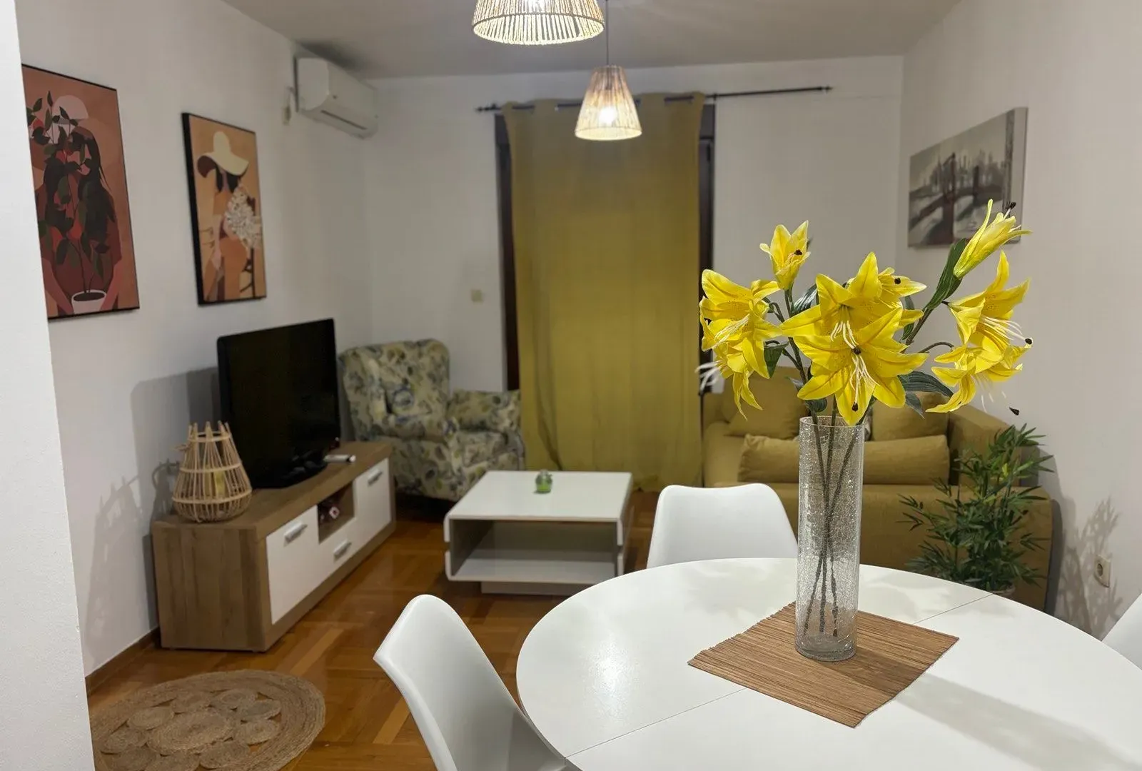 Rent, one bedroom apartment, 45m², Stari Aerodrom, Podgorica