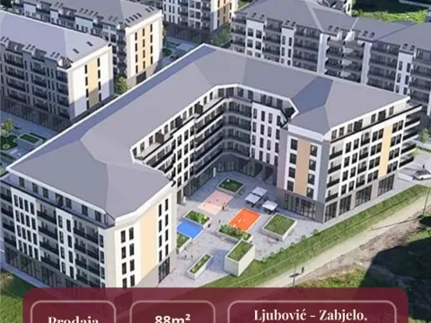 Prodaja, dvosoban stan, 88m², Ljubović, Podgorica - image 1