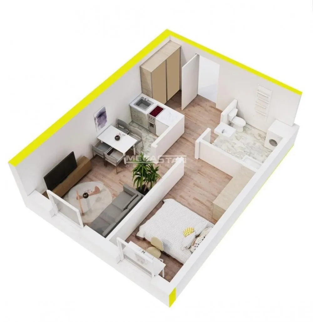 Prodaja, jednosoban stan, 34m², Pančevo, Srbija