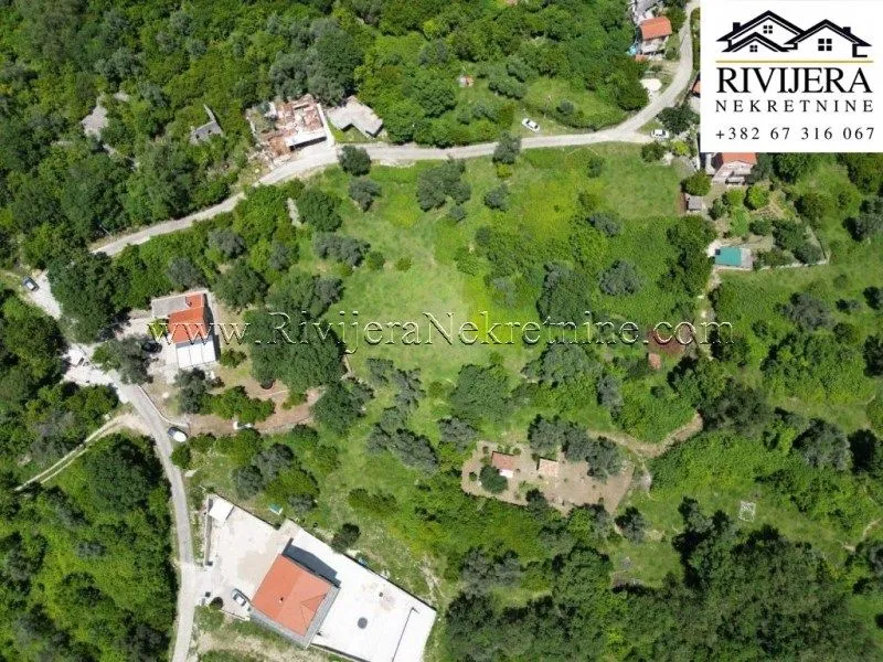Prodaja, plac, 1258m², Mrčevac, Tivat