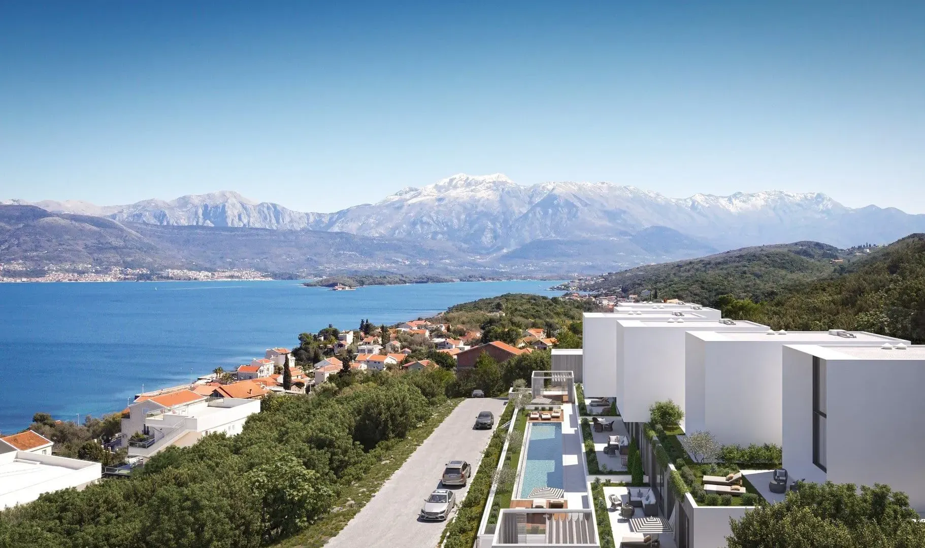 Prodaja, dvosoban stan, 119m², Krašići, Tivat
