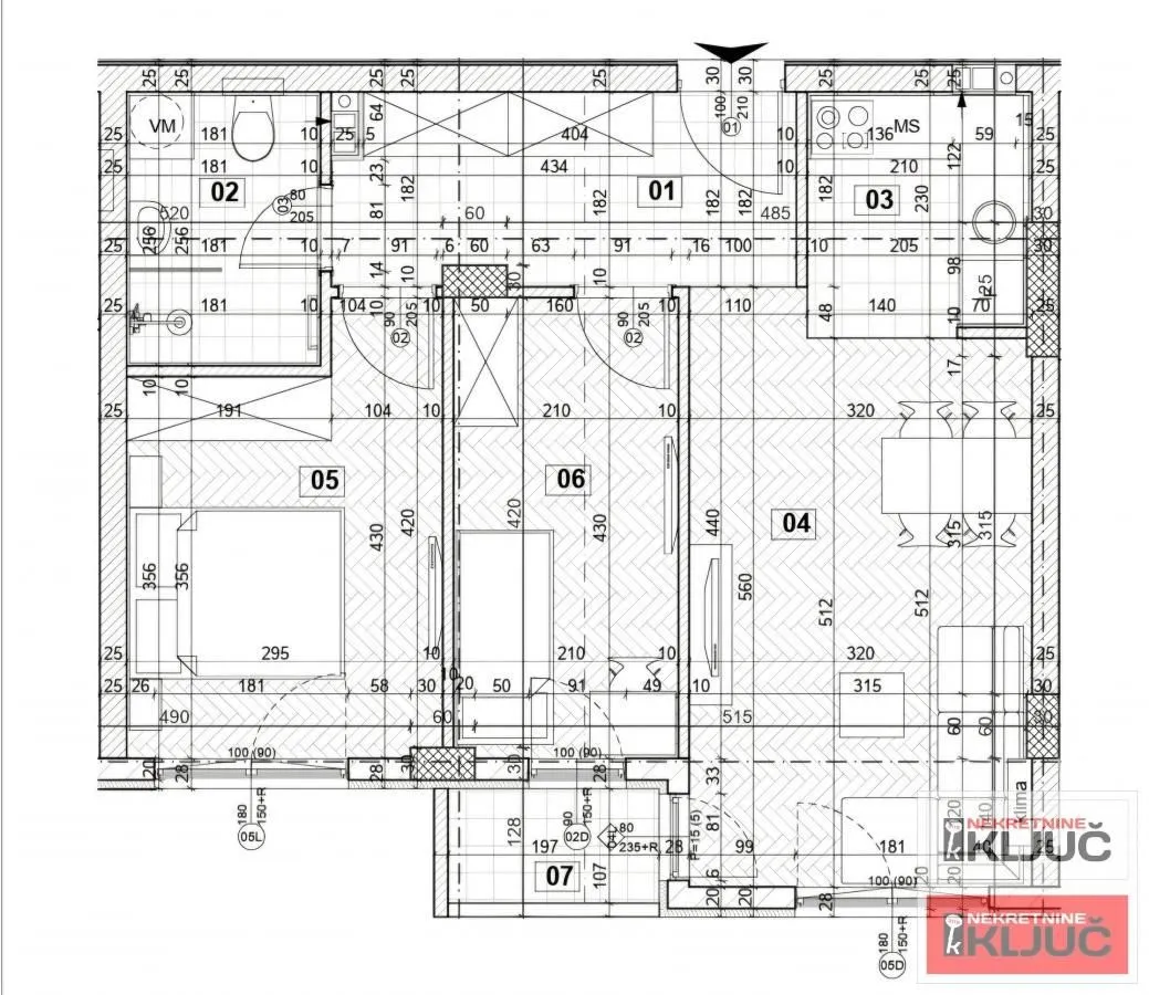 Prodaja, dvosoban stan, 55m², Detelinara, Novi Sad Sve Podlokacije