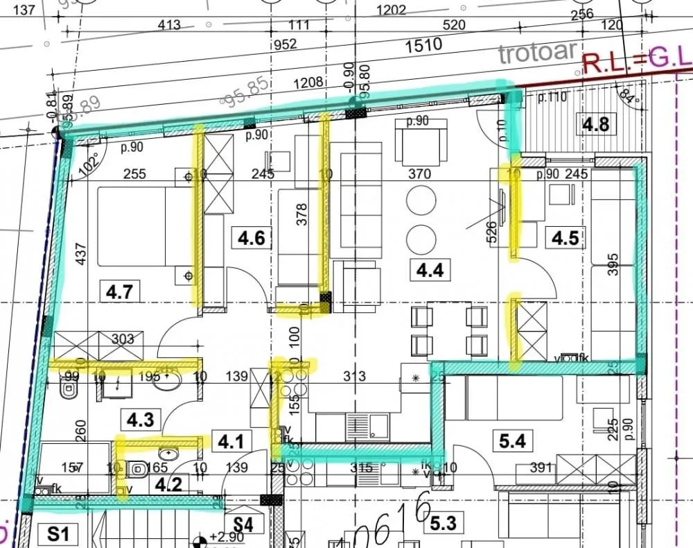 Prodaja, dvosoban stan, 54m², Zemun Gornji Grad, Zemun Sve Podlokacije