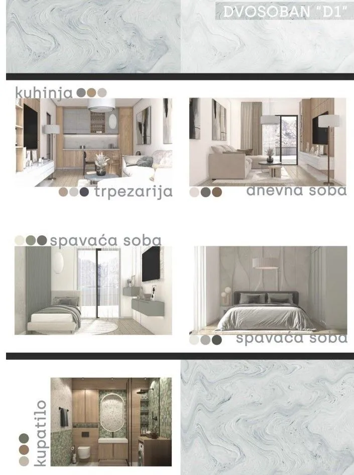 Sale, two bedroom apartment, 72m², Kotor, Crna Gora