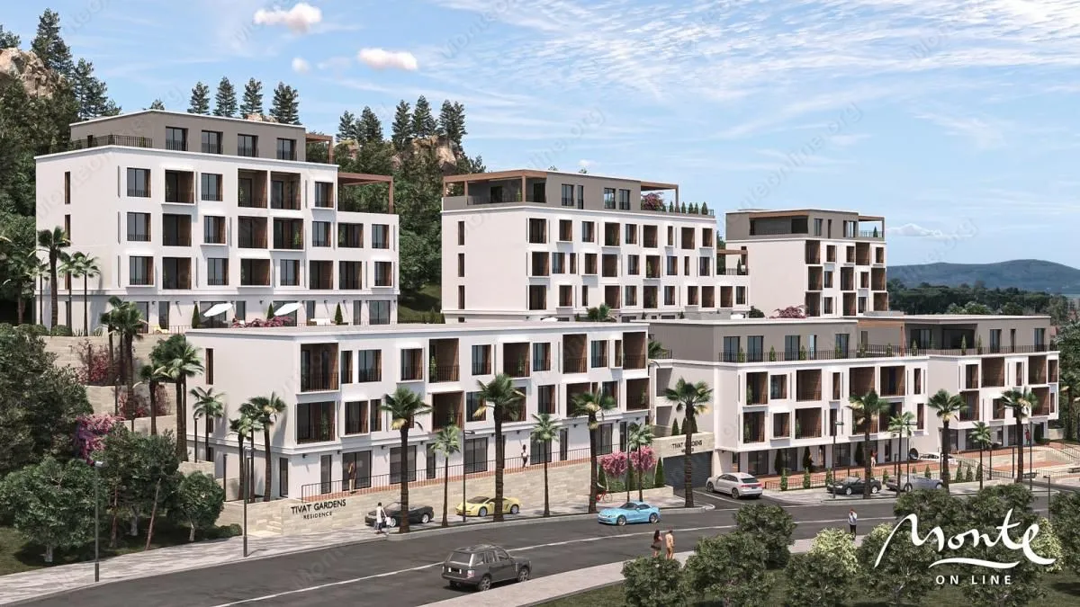 Prodaja, dvosoban stan, 74m², Tivat, Crna Gora