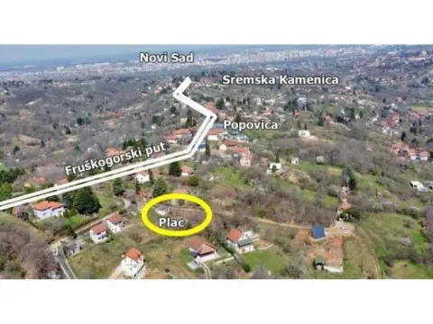 Prodaja, plac, 826m², Petrovaradin, Novi Sad