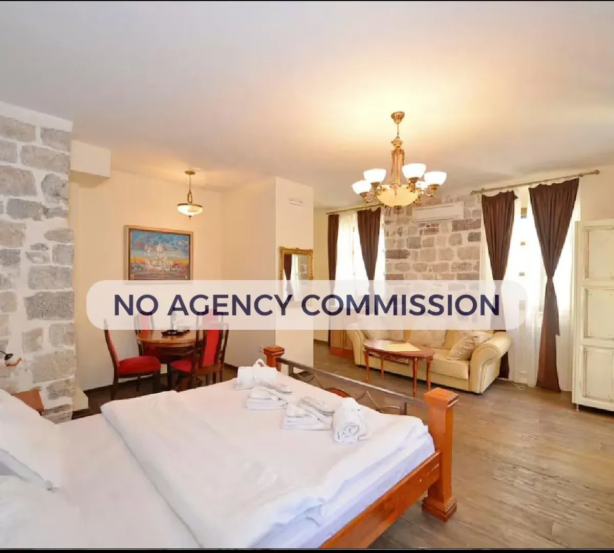 Rent, one bedroom apartment, 115m², Stari Grad Kotor, Kotor