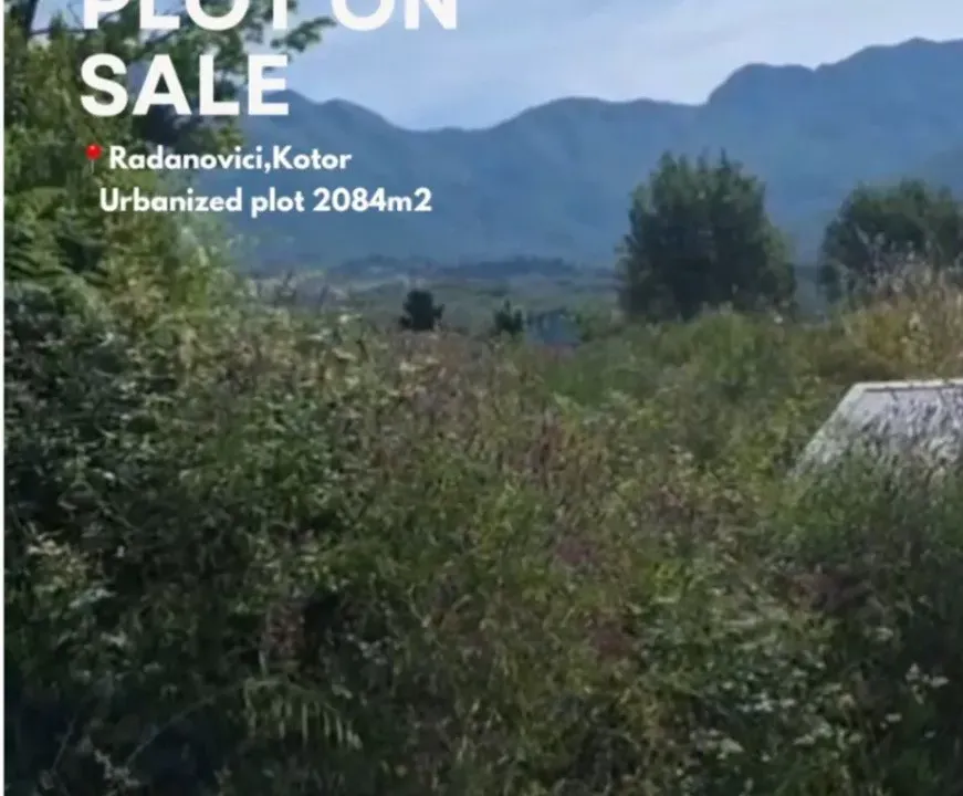 Sale, land lot, 2084m², Radanovići, Kotor