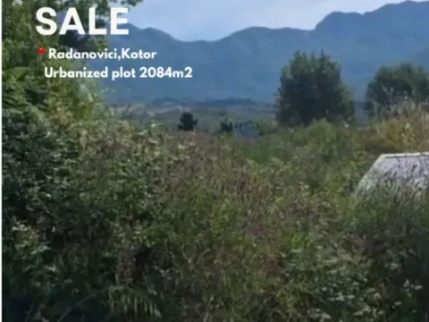 Sale, land lot, 2084m², Radanovići, Kotor