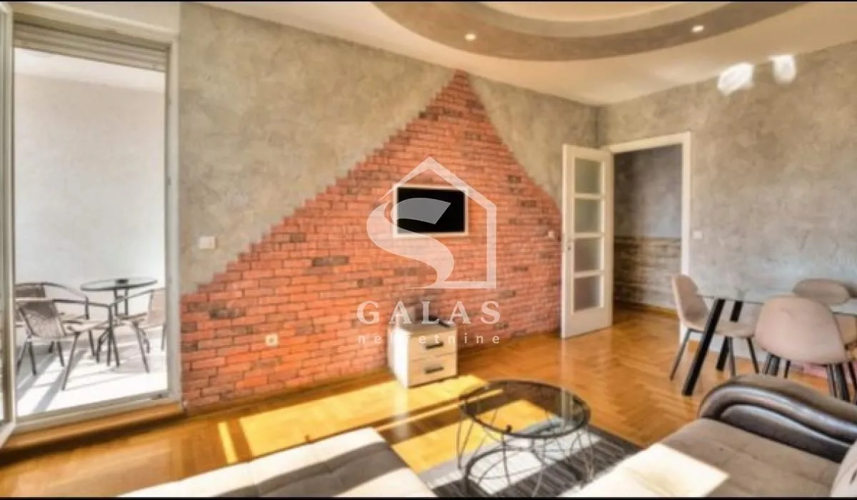 Izdavanje, dvosoban stan, 55m², Savski Venac, Beograd