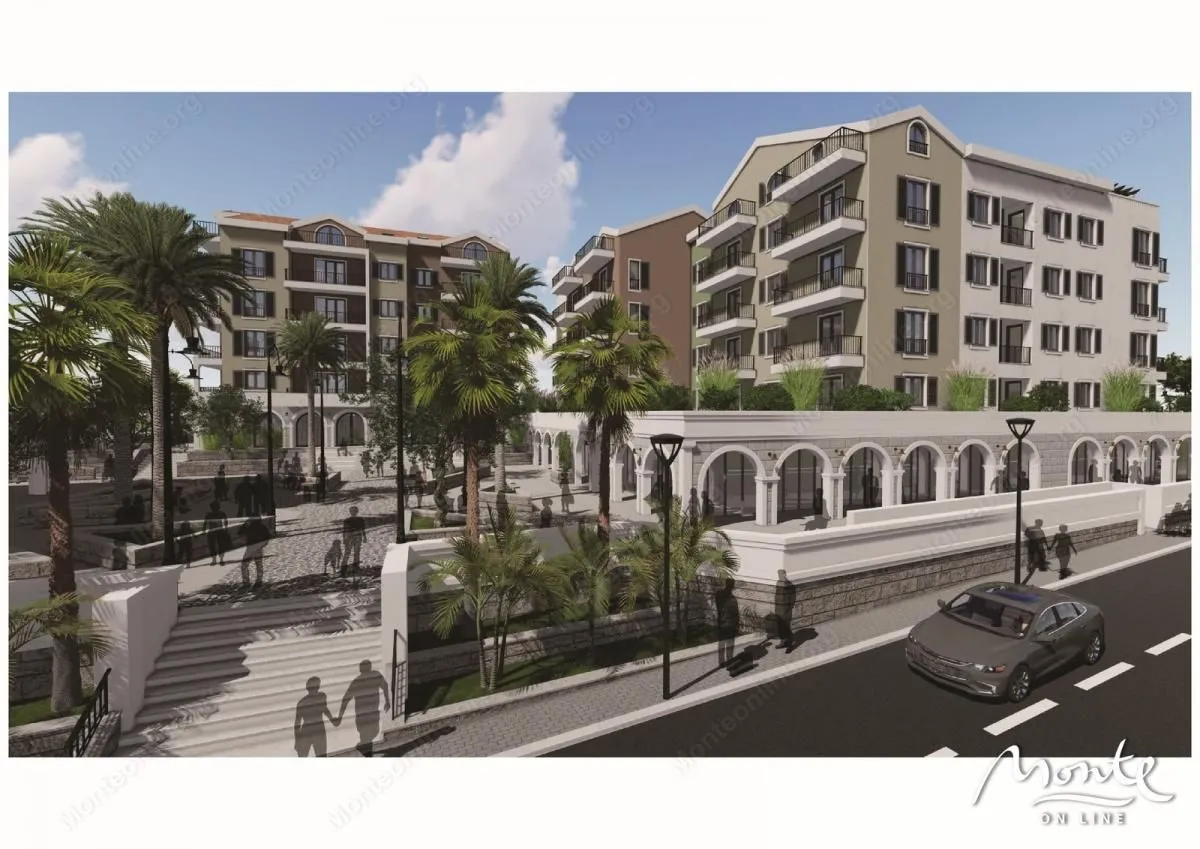Prodaja, jednosoban stan, 40m², Tivat, Crna Gora