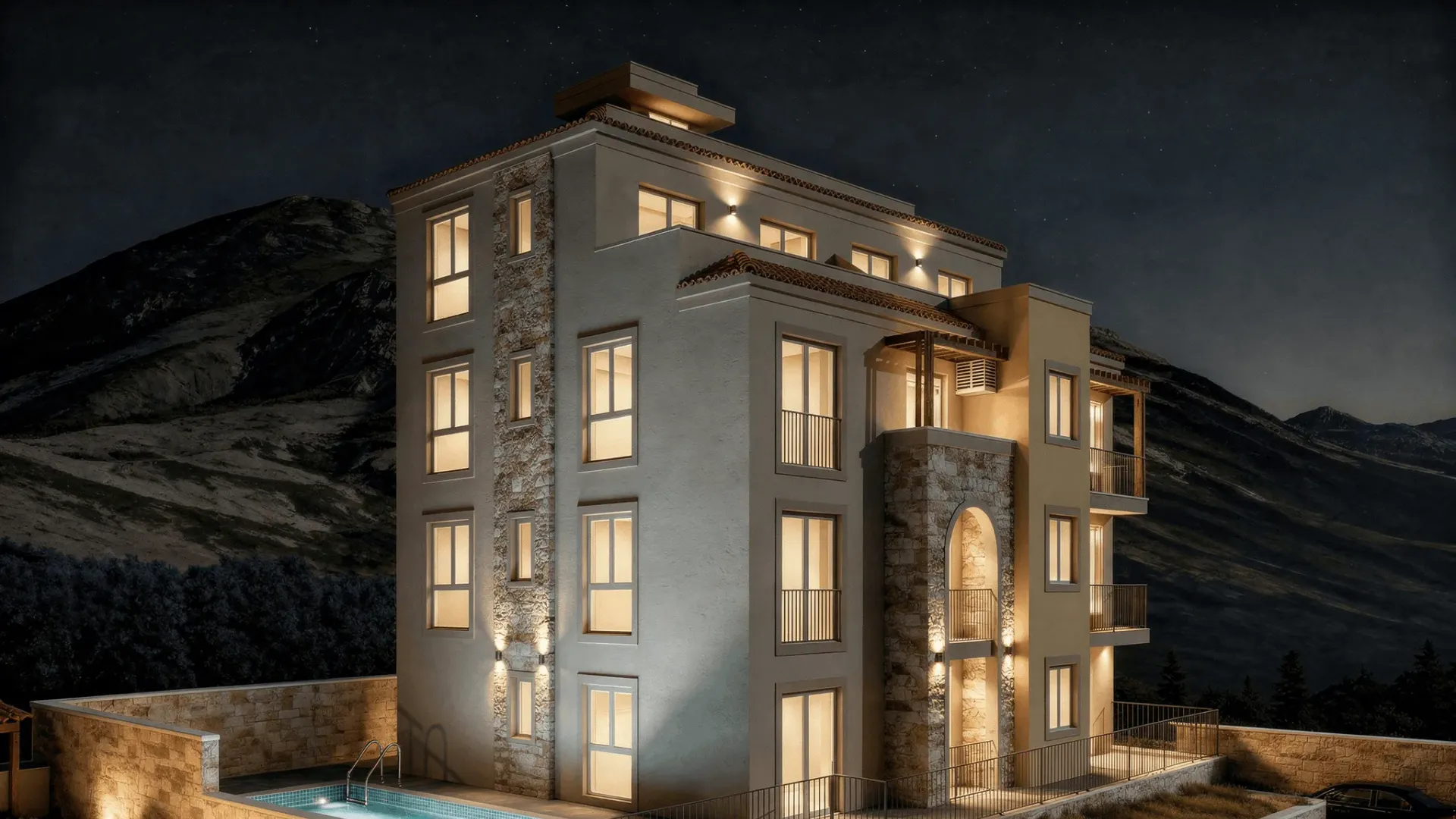 Sale, one bedroom apartment, 55m², Sutomore, Bar