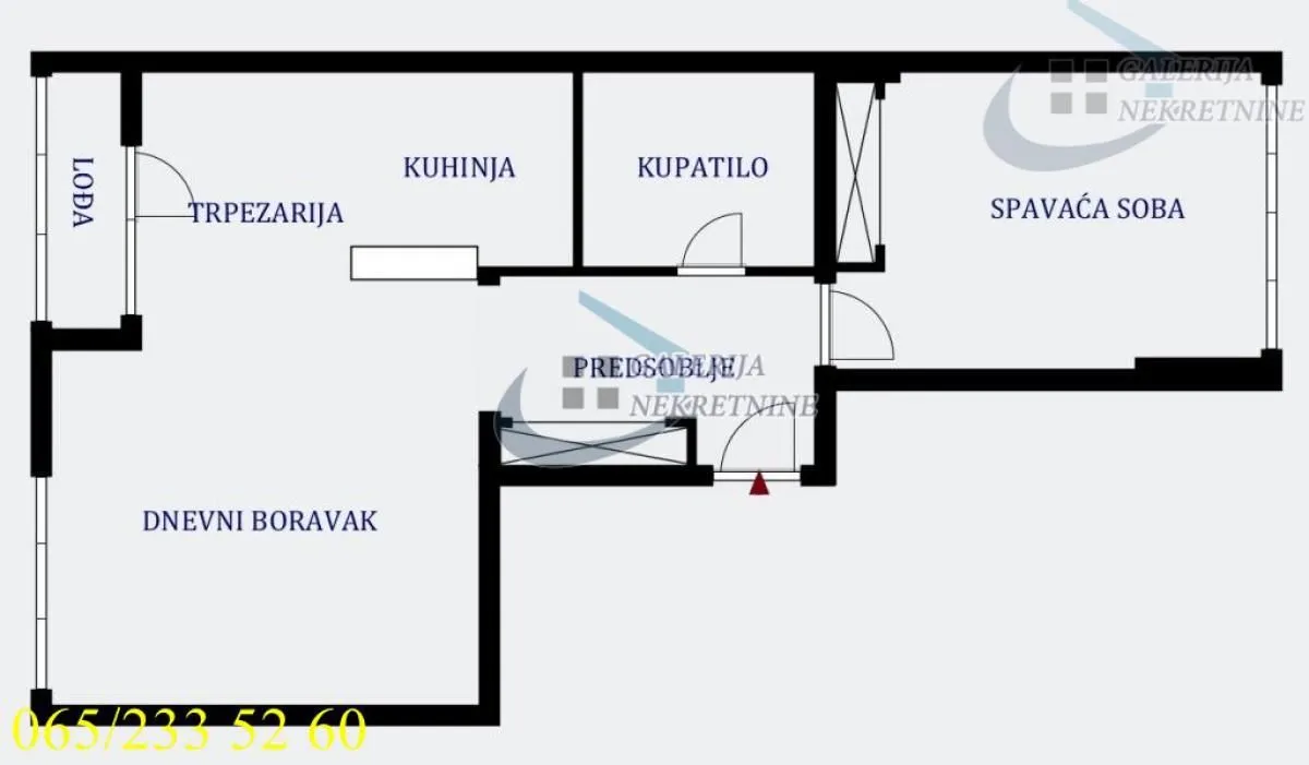 Prodaja, dvosoban stan, 64m², Vračar Sve Podlokacije, Beograd